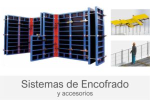 Maquinaria y Equipo para Construcción: Puntales, encofrado para muros, columnas, losas, vigas y accesorios