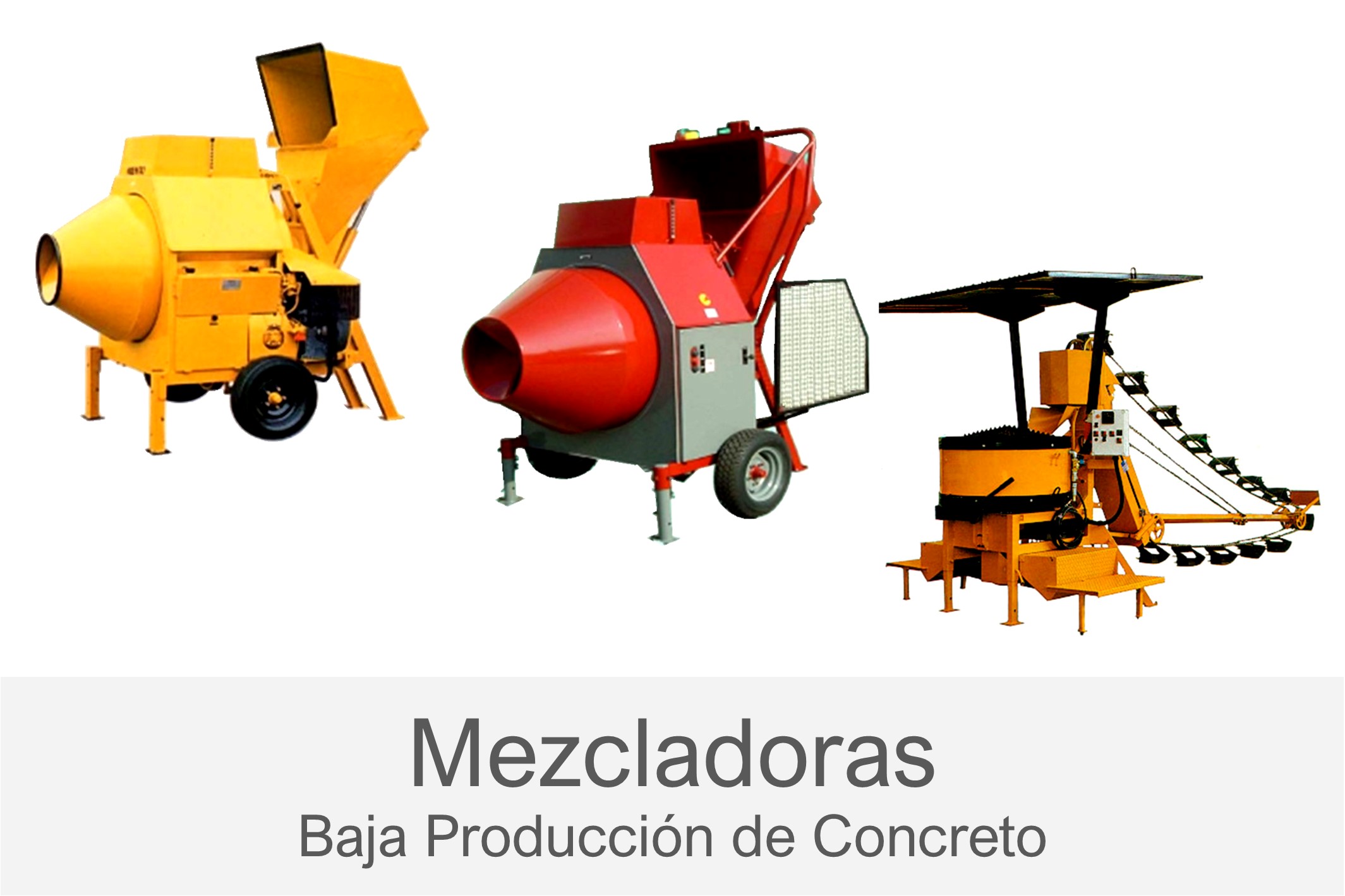 Plantas de Concreto - Producción de Concreto - Mezcladoras
