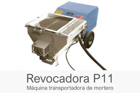 Mezcladoras y Transportadoras de Mortero - Revocadora P11 - Máquina transportadora de mortero