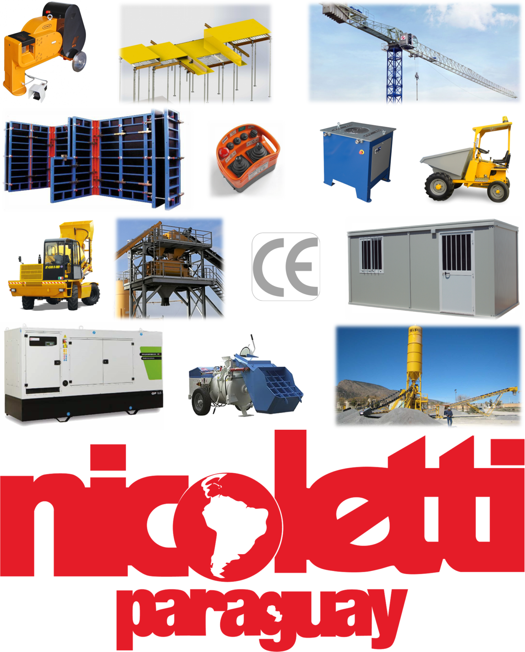 Maquinaria para Construcción - Nicoletti Paraguay